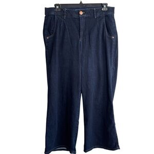 Democracy Ab Technology Jeans Womens Plus Sz 16W Comfort Stretch Denim Wide Leg